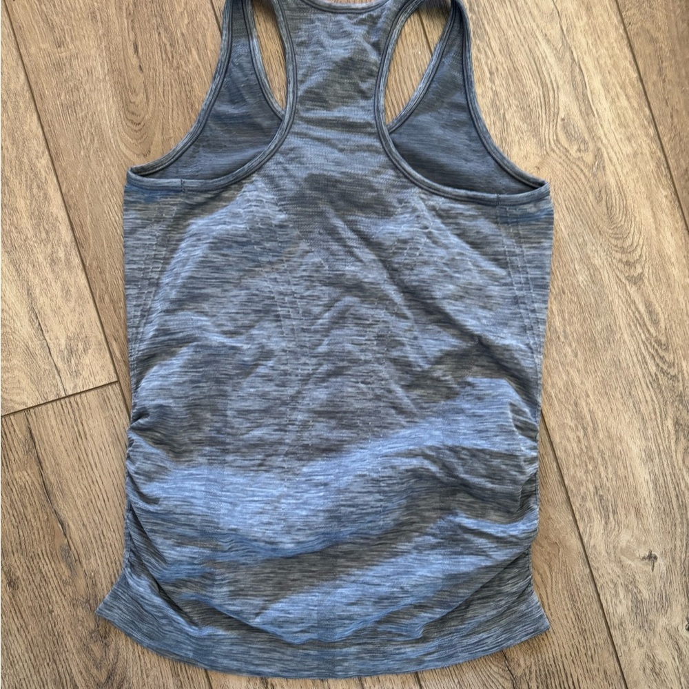 Athleta Blue Heathered Tank Top - Picture 5 of 8